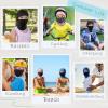 imageSukeen Kids Summer Balaclava for Boys Girls UV Sun Protection Face Cover Cooling Face Mask Breathable Neck Gaiter for OutdoorBlack