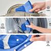 imageSukeen Kids Sun Hats with Neck Flap 3 Ways to Wear Foldable Bucket Hat for Girls Boys Lightweight Kids Beach Hat for OutdoorsBlue