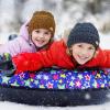 imageSukeen Kids Winter Hat Chenille Knit Beanie Hat with Lined for Girls Boys Toddlers Ages 38 Warm Skull Caps for OurdoorBlue