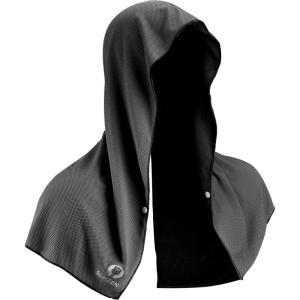 imageSukeen Cooling Hoodie Towel for Men Cooling Towels for Neck and Face Cools When Wet Cooling Neck Wraps Sport Workout Camping Cycling Cool Towel for Hot WeatherBlack
