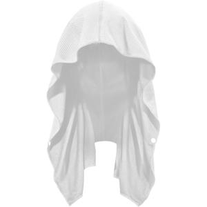 imageSukeen Cooling Hoodie Towel for Men Quick Drying Absorbent Cooling Towels for Neck and Face UV Sun Protection Cooling Neck Wraps Sport Workout Camping Cycling Cool Towel for Hot WeatherWhite