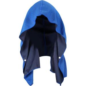 imageSukeen Cooling Hoodie Towel for Men Quick Drying Absorbent Cooling Towels for Neck and Face UV Sun Protection Cooling Neck Wraps Sport Workout Camping Cycling Cool Towel for Hot WeatherRoyal Blue
