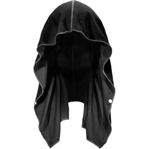 imageSukeen Cooling Hoodie Towel for Men Quick Drying Absorbent Cooling Towels for Neck and Face UV Sun Protection Cooling Neck Wraps Sport Workout Camping Cycling Cool Towel for Hot WeatherBlack