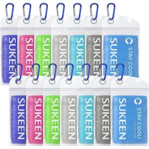 imageSukeen Cooling Towel 40quotx12quot Bulk Ice TowelSoft Breathable Chilly TowelMicrofiber Towel for YogaSportRunningGymWorkoutCampingFitnessWorkout ampamp More ActivitiesBlue2Green2Pink2Dark Blue2Grey2Lake Blue2Dark Grey2