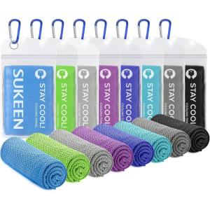 imageSukeen Cooling Towel 40quotx12quot Bulk Ice TowelSoft Breathable Chilly TowelMicrofiber Towel for YogaSportRunningGymWorkoutCampingFitnessWorkout ampamp More ActivitiesBlueGreenGreyPurpleLake BlueDark BlueDark GreyBlack
