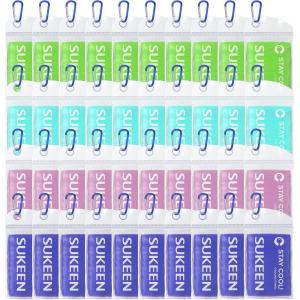 imageSukeen Cooling Towel for Neck and Face40quotx12quotBulk Ice Towel Quick Dry Sports Cool Towels Soft Breathable Sweat Towels for Workout Yoga Golf Gym Camping Sport Running40pack
