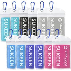 imageSukeen Cooling Towel40quotx12quot Sweat Towel Cold Towel for NeckampampHeadSoft Breathable Chilly Towel for Yoga Golf Gym Camping Running Workout ampamp More Activities2blue2dark Blue2lake Blue2pink2grey2black