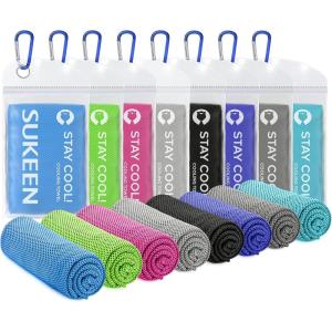 imageSukeen Cooling TowelInstant Evaporative Cooling for SportsYogaGolfGymNeckWorkout and More40x 12BlackRoyal BlueDark GrayLake BlueSky BlueGreenRose RedGray