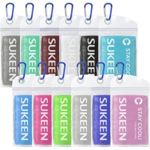imageSukeen Cooling TowelInstant Evaporative Cooling for SportsYogaGolfGymNeckWorkout and More40x 12Sky BlueRose RedGreenGrayRoyal BlueLavenderGrayEmerald GreenBrown RedWhiteBlackLake Blue