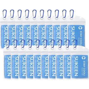 imageSukeen Cooling Towels for Neck and Face40quotx12quot Cooling Towels Bulk Cool Towels for Neck Gym Towels for Sweat Cooling Towels for Hot Weather Sweat Towels for Gym Workout Sports20 PackSky Blue