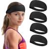 imageSukeen Cooling Headbands for Women 4 Pack Instant Cooling Moisture Wicking