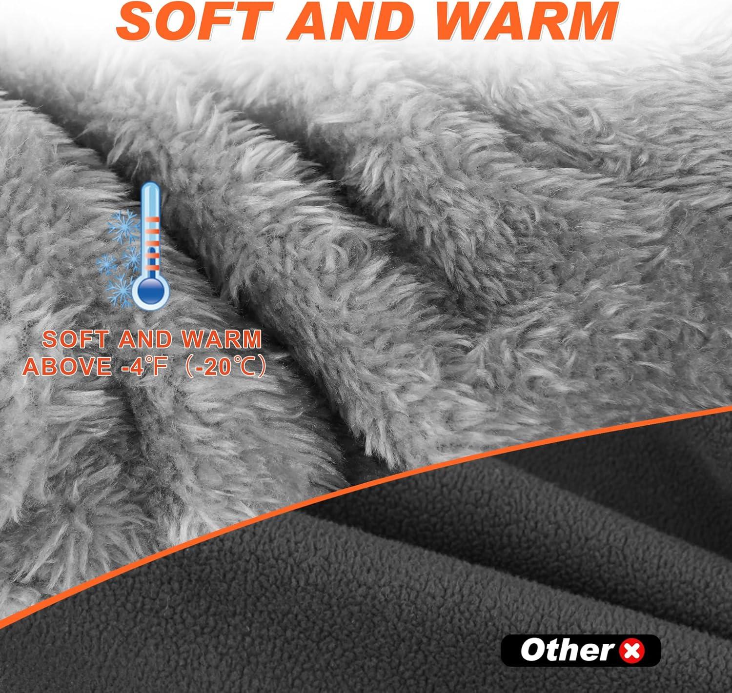 imageSukeen Winter Gloves Men Women Warm Mens Gloves Anti Slip Touchscreen Ski Gloves for Cold Weather Cycling Driving SkiingMedium