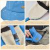 imageSukeen Winter Hats for Teenager Youth Women Windproof Warm Hat with Fleece Lining Antistatic Earflaps Hat for Outdoor CyclingBlue