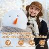 imageSukeen Winter Hats for Teenager Youth Women Windproof Warm Hat with Fleece Lining Antistatic Earflaps Hat for Outdoor CyclingBrown