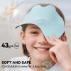 imageSukeen Kids Sun Visor Hats for Girls Boys Lightweight Sport Hat UPF50 Sun Hat Seamless Running Hats for Outdoor ActivitiesLight Blue