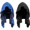 imageSukeen Cooling Hoodie Towel 3 Pack Quick Drying Absorbent Cooling Towels for Neck and Face Sport Workout Camping Cycling Cooling Towel Breathable Cooling Neck WrapsRoyal BlueBlack