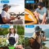 imageSukeen Sun Hats for Women Wide Brim Hats for Mens Fishing Hat Bucket Hat Summer Packable Beach Hat UV Protection 50 HatBlack
