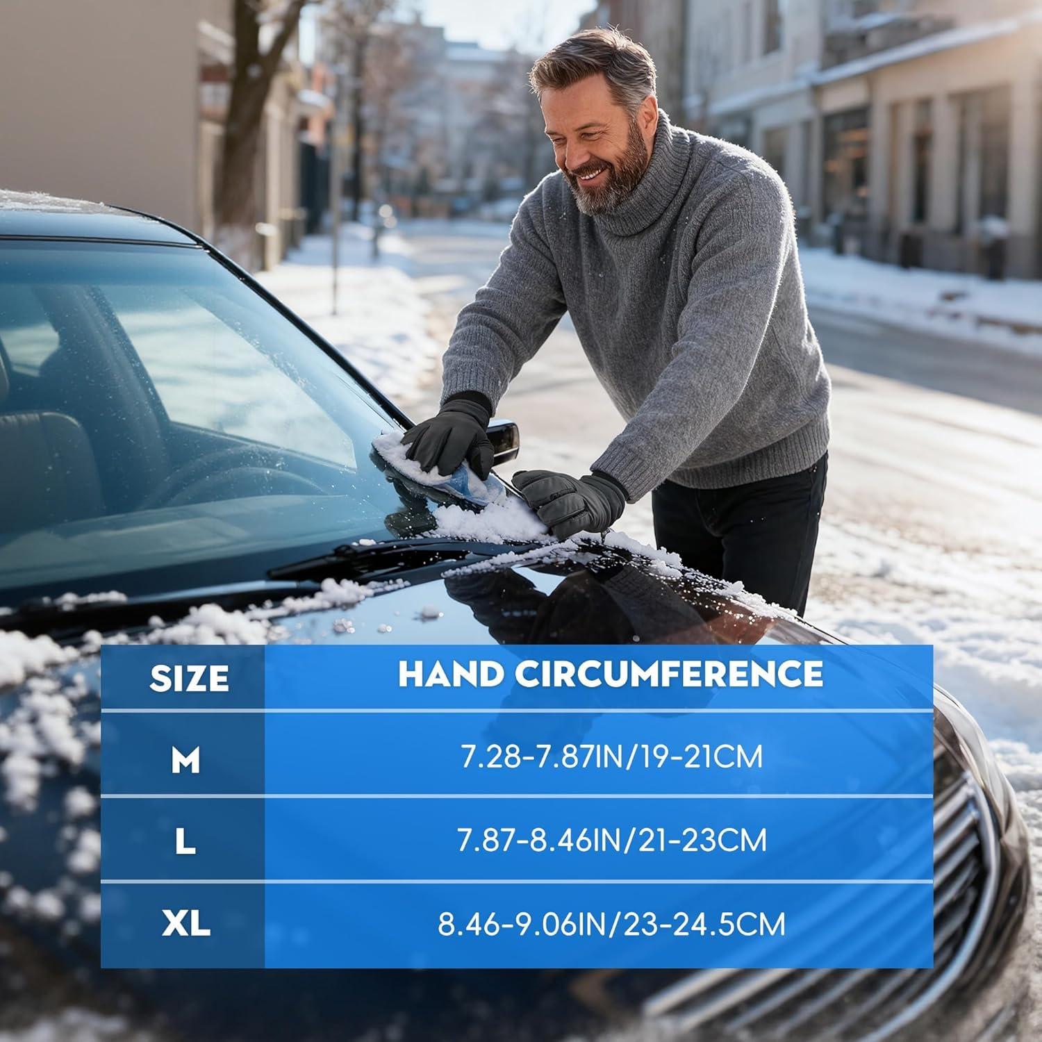 imageSukeen Womens Winter Gloves  Waterproof Windproof Warm Touch Screen with Soft Fleece Inside NonSlip Palm Grip ampamp Snug Wrist Cuff for Running Hiking Work Driving