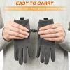 imageSukeen Lightweight Running Gloves for Men Women Touchscreen AntiSlip Sports Gloves Winter Warm Gloves for Cycling DrivingGrey
