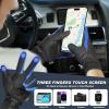 imageSukeen Winter Warm Gloves for Men WomenWindproof Running Gloves Touch Screen Cycling Gloves for Cold Weather Outdoor Blue XLarge