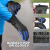 imageSukeen Winter Warm Gloves for Men WomenWindproof Running Gloves Touch Screen Cycling Gloves for Cold Weather Outdoor Blue XLarge