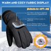 imageSukeen Womens Winter Gloves  Waterproof Windproof Warm Touch Screen with Soft Fleece Inside NonSlip Palm Grip ampamp Snug Wrist Cuff for Running Hiking Work Driving