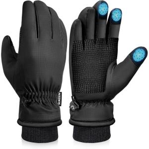 imageSukeen Womens Winter Gloves  Waterproof Windproof Warm Touch Screen with Soft Fleece Inside NonSlip Palm Grip ampamp Snug Wrist Cuff for Running Hiking Work Driving