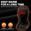 imageSukeen Winter Balaclava Breathable Face Mask Ski Mask for Men Women Warmer Bandana Face Cover Cold Neck Gaiters for OutdoorGrey