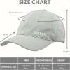 imageSukeen Sports Baseball Cap for Men Women Unstructured Soft Cap UPF 50 Cooling Sports Hat for Running Golf Cycling Light Grey