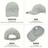 imageSukeen Sports Baseball Cap for Men Women Unstructured Soft Cap UPF 50 Cooling Sports Hat for Running Golf Cycling Light Grey