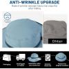 imageSukeen Wide Brim Sun Hats for Men Women Lightweight Fishing Hat UPF50 Foldable Bucket hat for Fishing Hiking Beach Outdoor