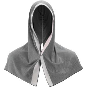 imageSukeen Cooling Hoodie Towel Lightweight Cooling Towels for Neck and Face with Sticky Edge Cooling Neck Wraps to Cool You Down Sport Gym Cooling Towels for Hot Weather Dark Gray
